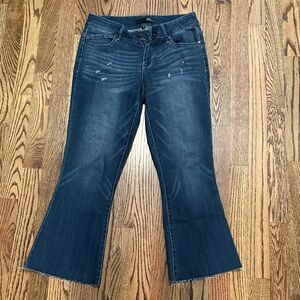 Women's Flared Blue Jeans